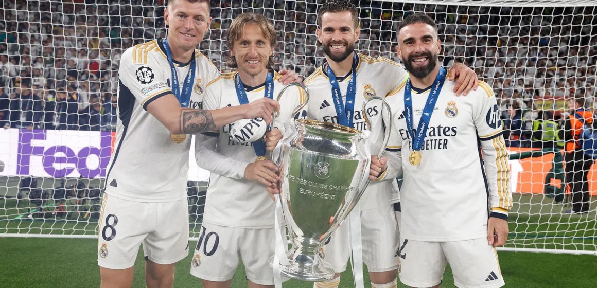Nacho, Modrić, Kroos et Carvajal égalent le record des 6 Coupes d’Europe de Gento