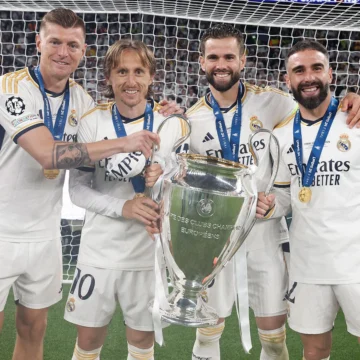 Nacho, Modrić, Kroos et Carvajal égalent le record des 6 Coupes d’Europe de Gento