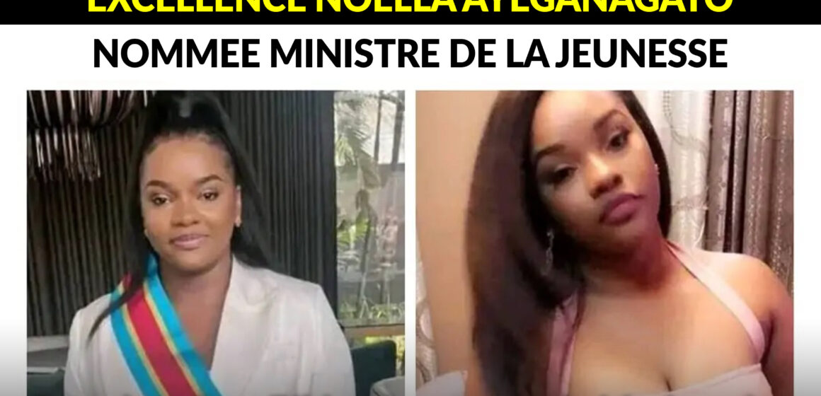 Le Gouvernement Suminwa Tuluka, Excellence Noëlla AYEGANAGATO nommée Ministre de la jeunesse