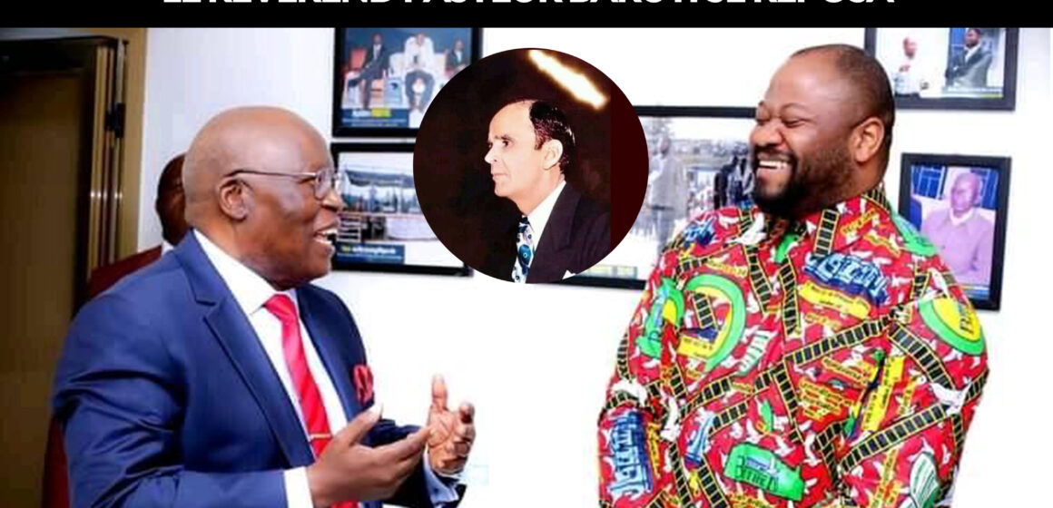 Eglise :  apres avoir servi au dessein du tout puissant le révérend pasteur Baruti se reposa