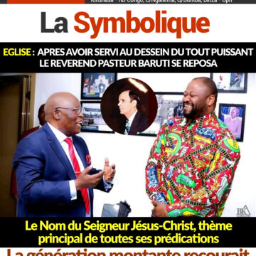 Eglise :  apres avoir servi au dessein du tout puissant le révérend pasteur Baruti se reposa