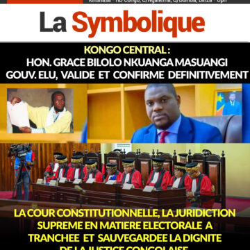 Kongo Central : Honorable Grâce BILOLO NKUNGA MASUANGI, Gouverneur élu, validé et confirmé définitivement.