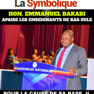 Hon Emmanuel Bakabi apaise les enseignants des Bas uele après sa bousculade contre le Dinacop