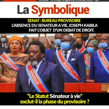Sénat : bureau provisoire l’absence du sénateur a vie, joseph kabila fait l’objet d’un débat de droit.
