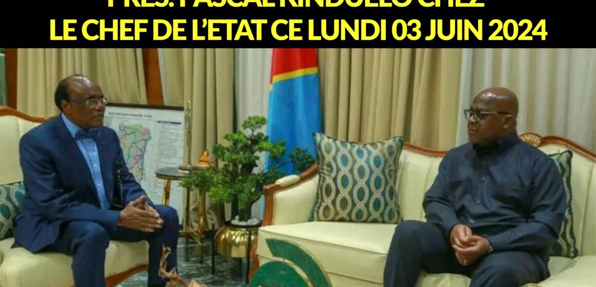 felix_kiduelo Présidence : Le président Pascal KINDUELO chez le chef de l’état ce lundi 03 juin 2024