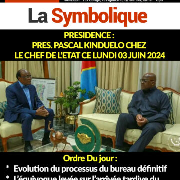 Présidence : Le président Pascal KINDUELO chez le chef de l’état ce lundi 03 juin 2024