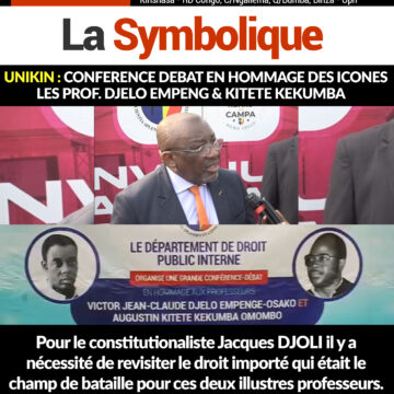 UNIKIN : La mémoire de Professeur KITETE et le Professeur EMPENGE honorée par un autre Constitutionnaliste Jacques DJOLI