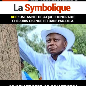 Deuil_cherubin Le 13 juillet, une année déjà que l’honorable Chérubin Okende est dans l’au-delà.