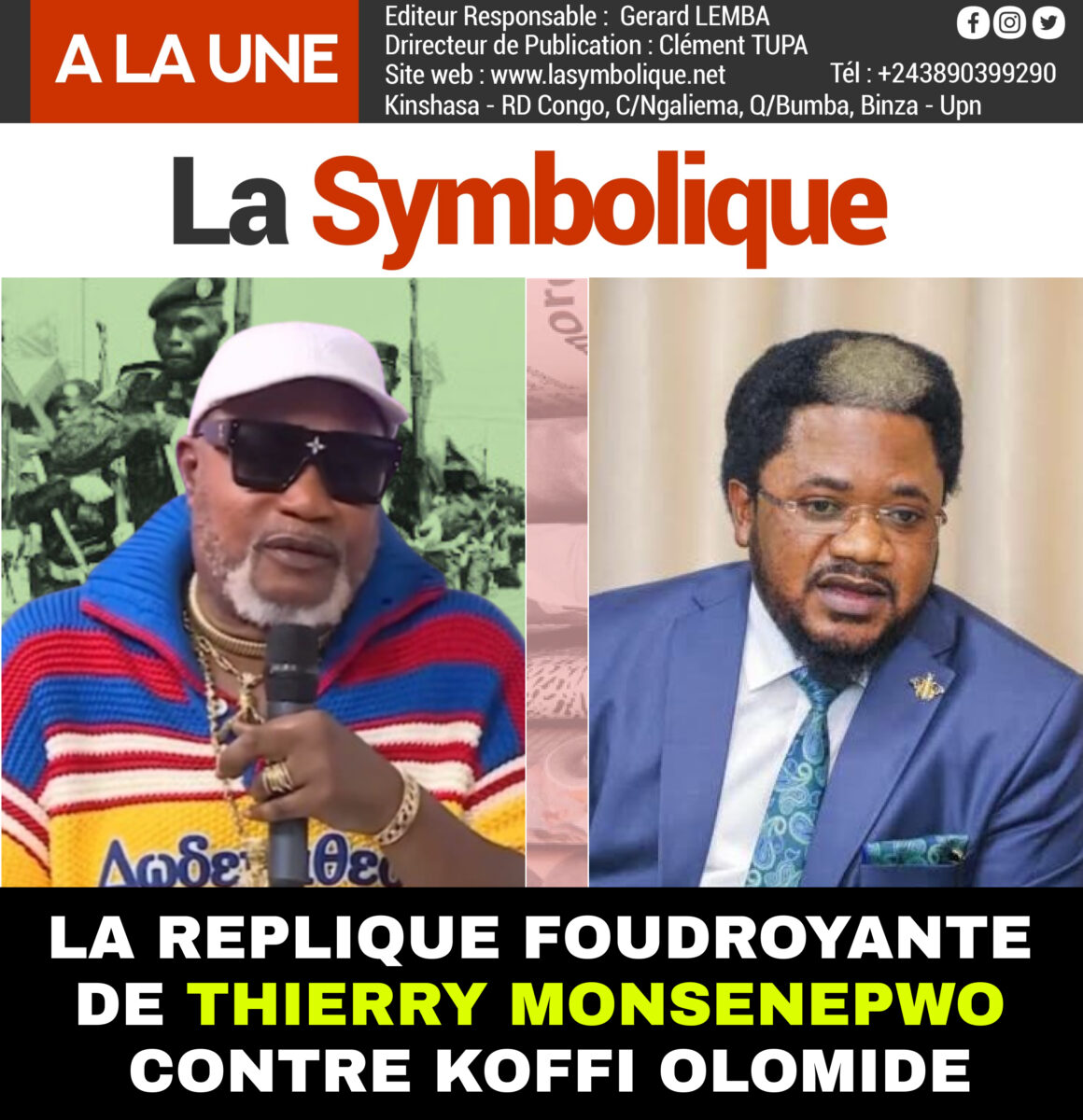 RDC : TOUTES PERSONNES QUI NIE L’EFFECTIVITÉ DE L ‘ AGGRESSION RWANDAIS E EST UN LACHE, Dixit THIERRY MOSENEMPWO.
