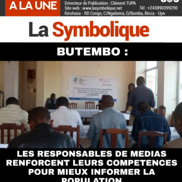 BUTEMBO : Les responsables de médias et rédacteurs en chef renforcés en capacités pour mieux exercer leur métier.