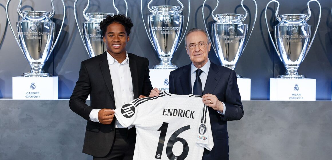 Endrick signe son contrat avec le Real Madrid