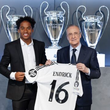 Endrick signe son contrat avec le Real Madrid