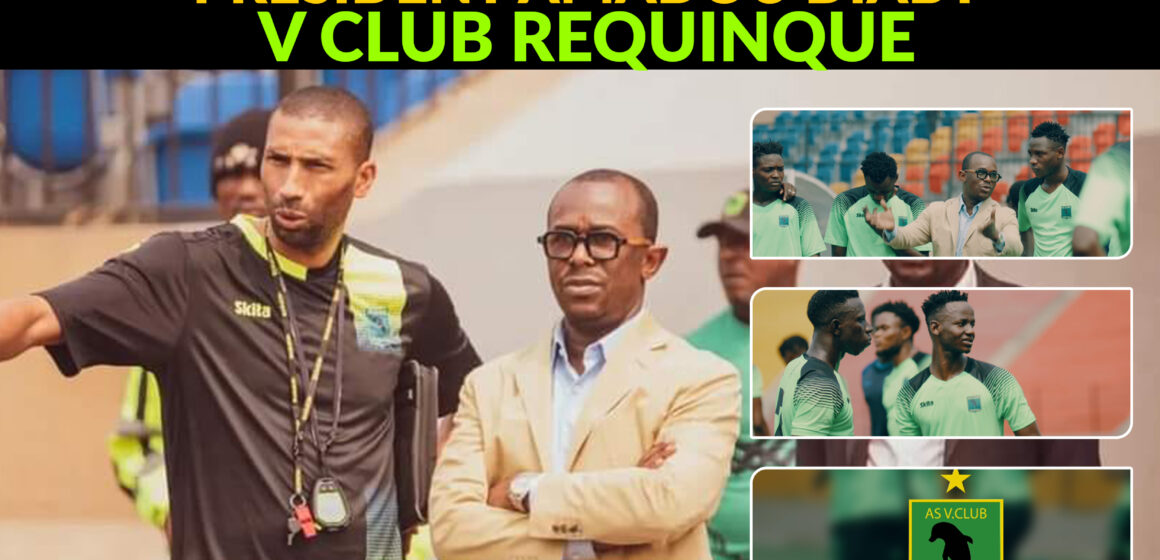 Le staff dirigeant de L’AS V. Club sous le Président Amadou DIABY s’avère déterminé pour rafler la coupe de la confédération de la CAF et le championnat national Ligue 1 pour se faire l’ossature de l’équipe a été consolider par de nouveaux joueurs venu de tous les horizons.