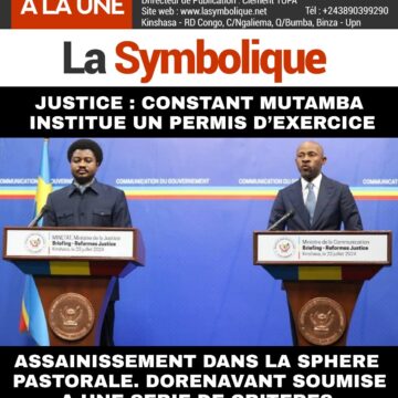 RDC/Min.Justice : Un Permis d’exercice de Culte soumis au pasteur des églises