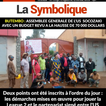 BUTEMBO : Assemblée générale de l’US  SOCOZAKI avec un budget revu à la Hausse de 70 000 dollars
