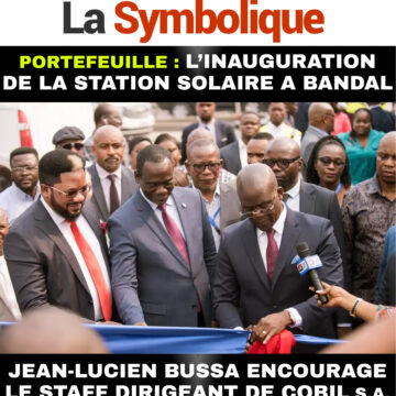 Portefeuille : Jean Lucien Bussa inaugure la centrale solaire que Cobil SA a dotée à la station de Molende
