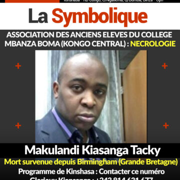 Association des Anciens Elèves du Collège Notre Dame de Mbanza Boma (Kongo central) : Nécrologie