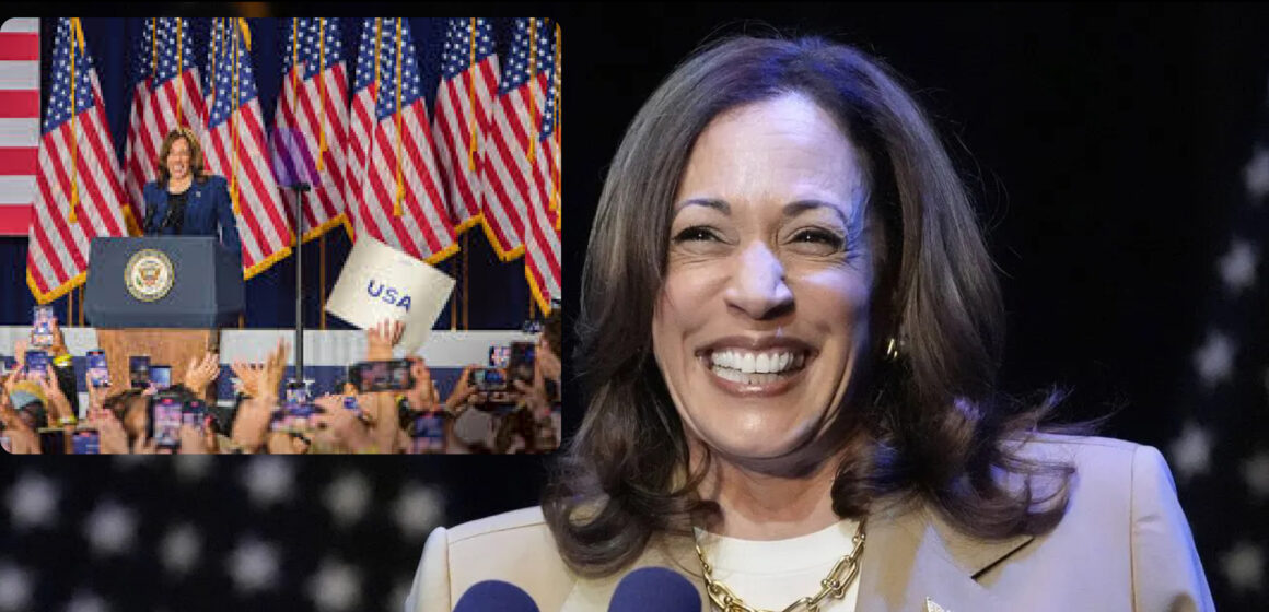 Flash info : aux États-Unis d’Amérique, les résultats des sondages basés sur les grands Électeurs place Harris Kamala première !