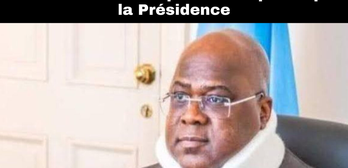 RDC : Un communiqué officiel publié par la Présidence. Félix Tshisekedi en Belgique pour des soins !