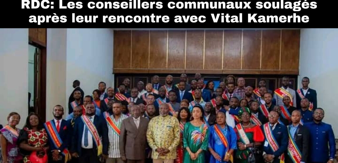 RDC: Les conseillers communaux soulagés après leur échange avec le patron de la chambre basse, Vital Kamerhe.