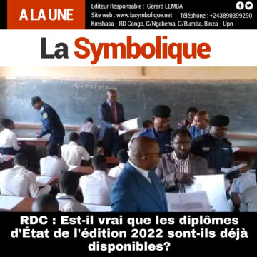 RDC : Est-il vrai que les diplômes d’État de l’édition 2022 sont-ils déjà disponibles?