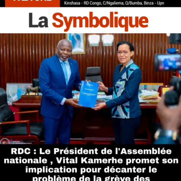 RDC : Le Président de l’Assemblée nationale , Vital Kamerhe promet son implication pour décanter le problème de la grève des enseignants