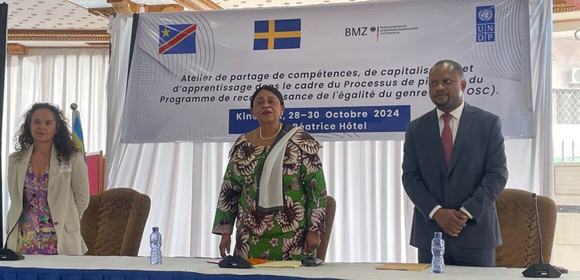 Atelier de partage de compétences, de capitalisation et d’apprentissage dans le cadre du processus de pilotage du programme de reconnaissance de l’égalité du genre(GES/OSG)