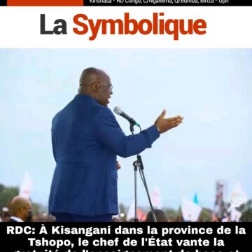 RDC : À Kisangani dans la province de la Tshopo, le chef de l’État vante la gratuité de l’enseignement de base et veut l’étendre à l’école secondaire