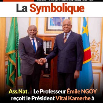 Ass.Nat. : Le Professeur Émile NGOY reçoit le Président Vital KAMERHE à l’ambassade de la RDC à Paris