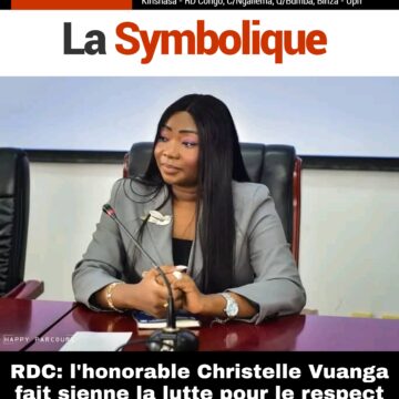 RDC: l’honorable Christelle Vuanga fait sienne la lutte pour le respect des droits de femmes