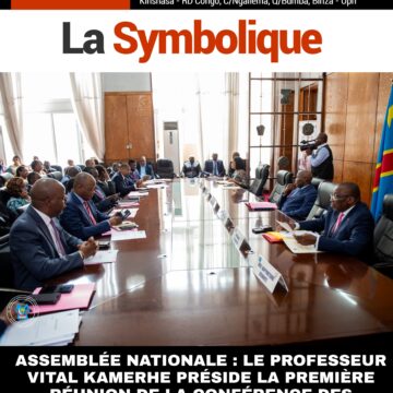 ASSEMBLÉE NATIONALE : LE PROFESSEUR VITAL KAMERHE PRÉSIDE LA PREMIÈRE RÉUNION DE LA CONFÉRENCE DES PRÉSIDENTS