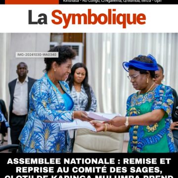 ASSEMBLEE NATIONALE : REMISE ET REPRISE AU COMITÉ DES SAGES, CLOTILDE KAPINGA MULUMBA PREND LE MARTEAU DE COMMANDEMENT