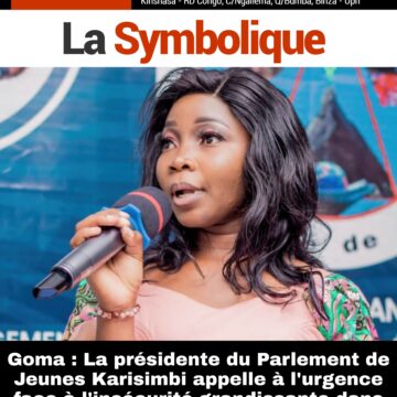 Goma : La présidente du Parlement de Jeunes Karisimbi appelle à l’urgence face à l’insécurité grandissante dans cette commune