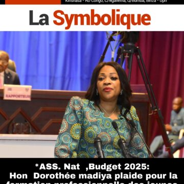 ASS. Nat ,Budget 2025: Hon Dorothée madiya plaide pour la formation professionnelle des jeunes et l’accès au financement