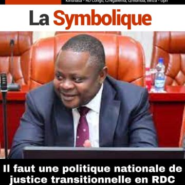 Il faut une politique nationale de justice transitionnelle en RDC (André Lite)