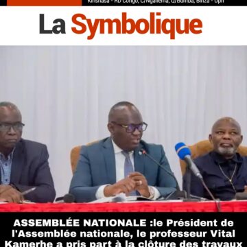 ASSEMBLÉE NATIONALE :le Président de l’Assemblée nationale, le professeur Vital Kamerhe a pris part à la clôture des travaux de la Commission Ecofin à Béatrice Hôtel