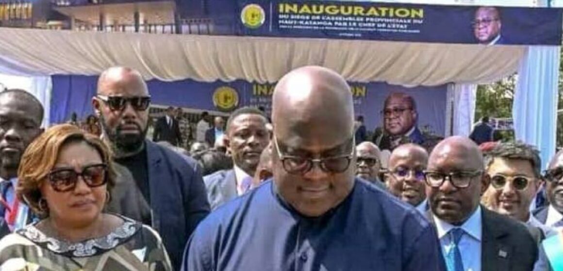 RDC :Inauguration du nouveau siège de l’Assemblée Provinciale du Haut-Katanga par le président Félix Tshisekedi