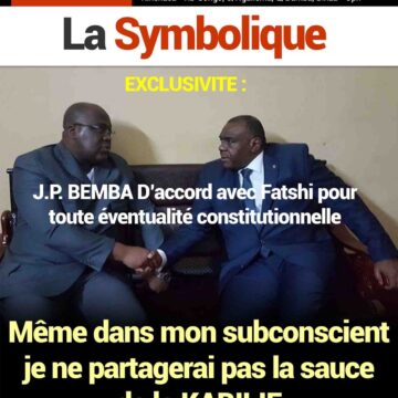 RDC : JP Bemba d’accord avec Fatshi sur la question de la révision constitutionnelle.
