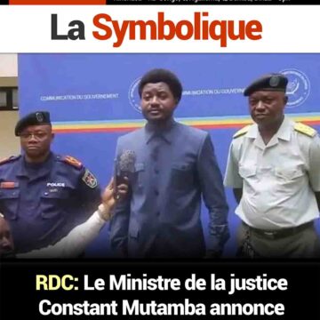 RDC : Le Ministre de la justice Constant MUTAMBA annonce l’application de la peine de mort