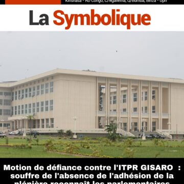 Motion de défiance contre l’ITPR GISARO : souffre de l’absence de l’adhésion de la plénière reconnaît les parlementaires debout de l’udps.