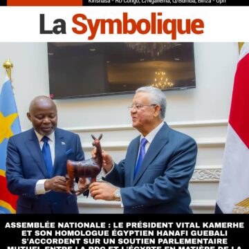 ASSEMBLÉE NATIONALE : LE PRÉSIDENT VITAL KAMERHE ET SON HOMOLOGUE ÉGYPTIEN HANAFI GUEBALI S’ACCORDENT SUR UN SOUTIEN PARLEMENTAIRE MUTUEL ENTRE LA RDC ET L’ÉGYPTE EN MATIÈRE DE LA COOPÉRATION INTERNATIONALE ET DU DÉVELOPPEMENT