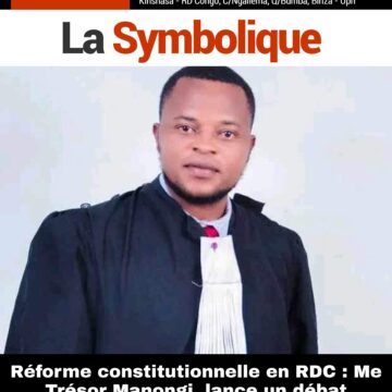 Réforme constitutionnelle en RDC : Me Trésor Manongi, lance un débat scientifique avec quiconque !