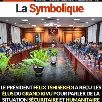 LE PRÉSIDENT FÉLIX TSHISEKEDI A REÇU LES ÉLUS DU GRAND KIVU POUR PARLER DE LA SITUATION SÉCURITAIRE ET HUMANITAIRE DANS CETTE PARTIE DU PAYS