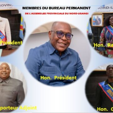 Nord-Ubangi : La page Bureau provisoire tournée, le Bureau définitif voit le jour toujours avec le chef de fil Achille Kwangbo Guda Kiss !