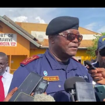 Nord-Kivu : le commissaire Makambo prend le commandement de la Police Nationale Congolaise à Beni !