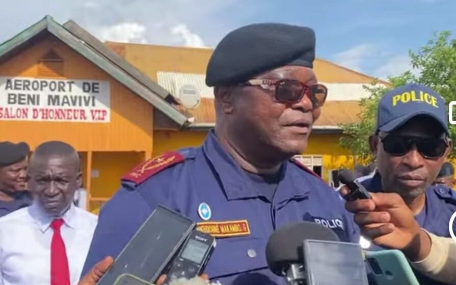 Nord-Kivu : le commissaire Makambo prend le commandement de la Police Nationale Congolaise à Beni !