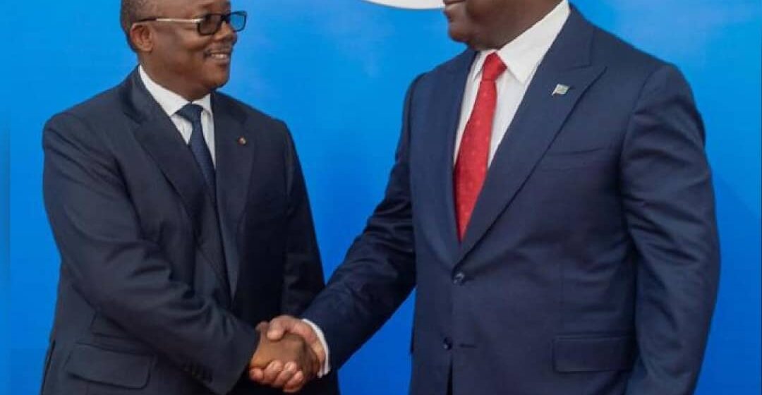 Kinshasa : Tête-à-tête au Palais de la Nation entre Félix Tshisekedi et Umaro Sissoco !