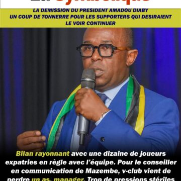 Sport/V-CLUB : « Désormais, Amadou Diaby coopté au Panthéon du conseil suprême, une décision statutaire confirmée lors de la remise et reprise avec Mapamboli » Ce cas d’école du fair-play et de sportivité signé Amadou Diaby !