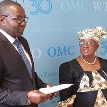 IMG-20250522-WA0048 La RDC et l’OMC : Ministre du commerce extérieur, Julien Paluku a rencontré Madame Ngozi okonjo, DG de l’OMC grâce à un facilitateur patriote Bobetso Bokaba Pipina