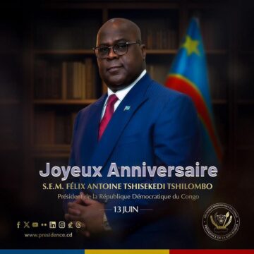 Page Rose : 62 ème anniversaire de naissance de Félix Tshisekedi ce 13 Juin, la Symbolique lui souhaite détermination dans la poursuite du processus d’un retour digne et apaisé de Paix en RDC !